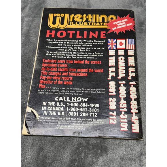 Wrestling Bad Guys Magazine Hulk Hogan WCW Summer 1995 Wrestlemania XI - Picture 9 of 10